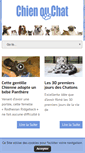 Mobile Screenshot of chien-ou-chat.com